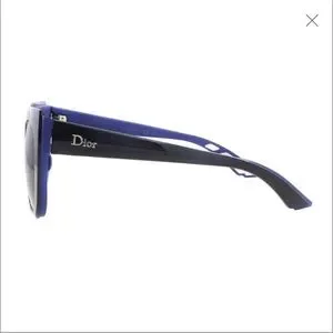 CHRISTIAN DIOR DECALE1 BQ9Y1 NERO BLU SUNGLASSES NEW with BOX Dior | Accessories | Christian Dior Decale Bq9y1 Nero Blu  main image 2
